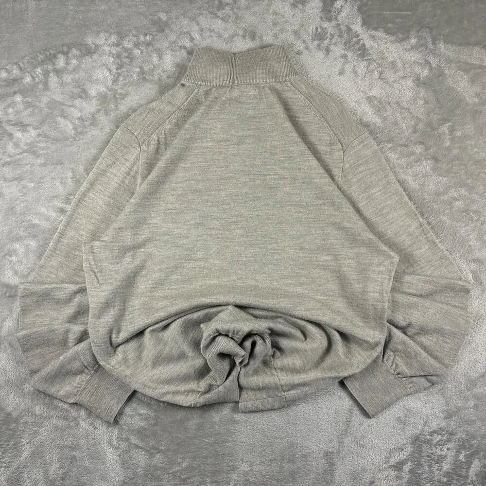 Polo Golf Ralph Lauren 4-Button Merino Wool Bull Head Embroidered Pullover